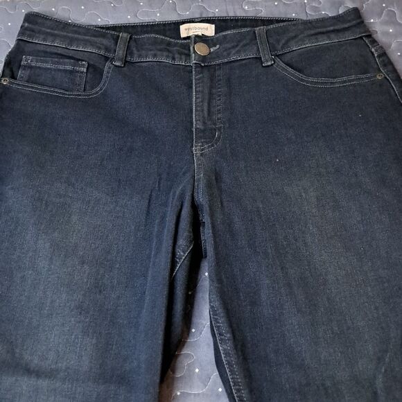 Westbound cropped jeans size large petite - Picture 2 of 6